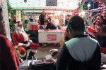 take pictures with santa claus