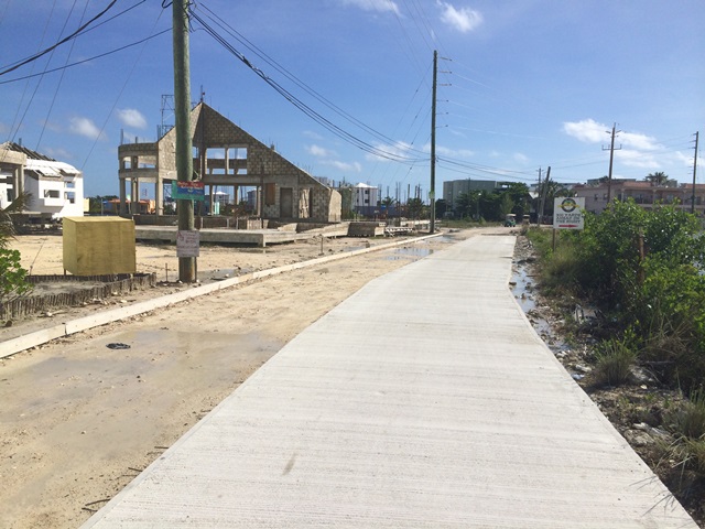 paved road north ambergris